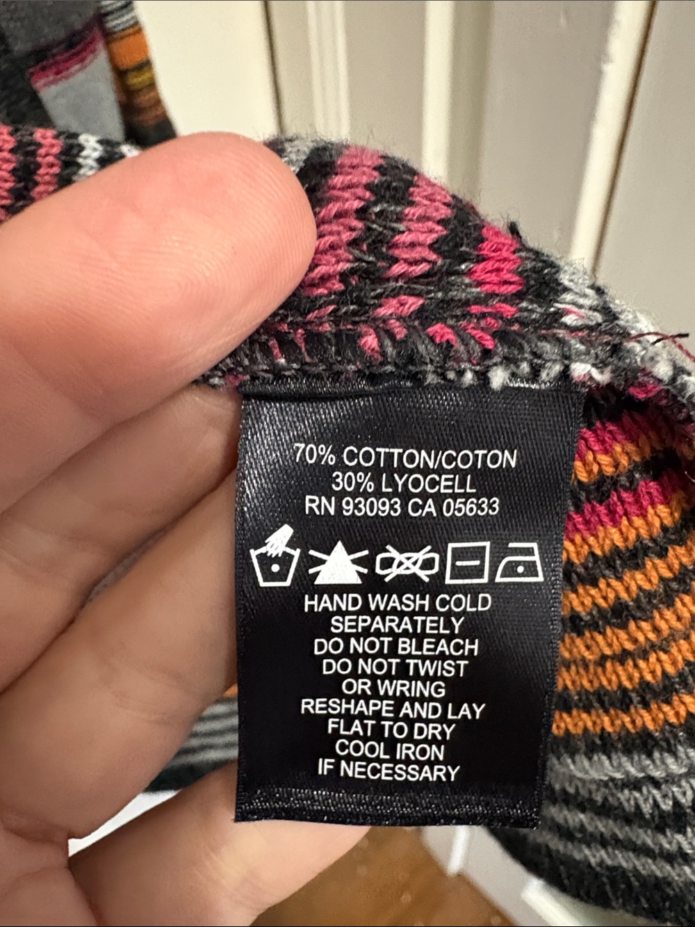 Nic & Zoe Multicolour Stripe Open-Front Sweater - Picture 8 of 9